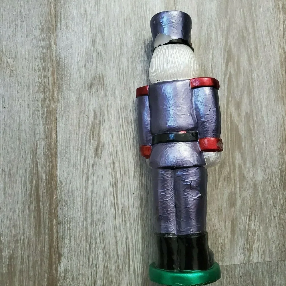 Vintage Nutcracker Soldier Christmas Candle Decor 12